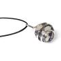 Charoite Pendant Wrapped Necklace – for Comfort Endurance Courage Support Loneliness Alienation Fear Compulsions - Authentic Stone on Adjustable Length Cord - Real Gemstone Chakra Healing Charm