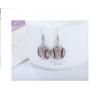 Baseball Softball Crystal Enamel Dangle Earrings Bling Sport Ball Earring Jewelry for Girls