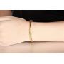 OPK Bangle Bracelets for Women Fashion Classical 18k Gold Plating Copper Jewelry Gifts for Ladies OPK Women bangles Bangle Bracelets for Women bracelet for womenFashion bracelet for women Classical 18k Gold Plating Copper cuff bangle bracelets for women c