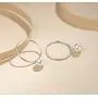 FANCIME White/Yellow Gold Plated 925 Sterling Silver Dangle Drop Pearl Endless Hoop Earrings Dainty Fine Jewelry For Women Girls FANCIME White/Yellow Gold Plated 925 Sterling Silver Dangle Drop Pearl Endless Hoop Earrings Dainty Fine Jewelry For Women Girls
