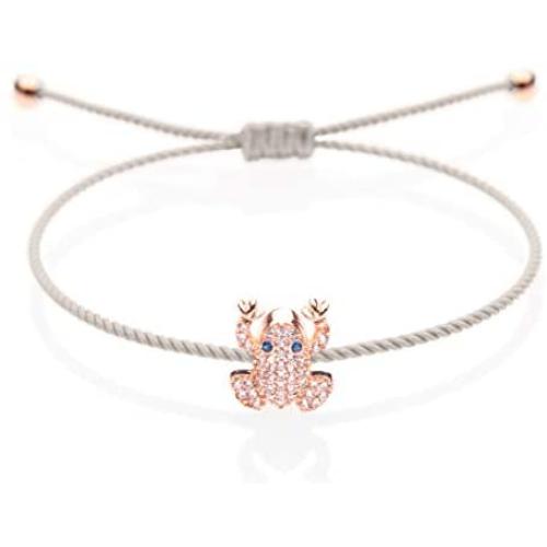 Sententia Jewelry Handmade & Adjustable Frog Bracelet