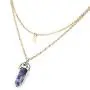 Hermashy Boho Layered Crystal Necklace Gold Moon Pendant Necklaces Chain Jewelry for Women and Girls Hermashy Boho Layered Crystal Necklace Gold Moon Pendant Necklaces Chain Jewelry for Women and Girls
