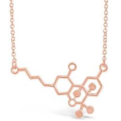 Rosa Vila THC Molecule Necklace, CBD Molecule Jewelry, Geek Jewelry for Women, Nerdy Jewelry Gift, Science Lovers Gifts, CBD Oil Lovers Gifts