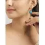 YoTreasure 13.39 Cts. Larimar London Blue Topaz 925 Sterling Silver Earrings