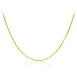 Michael Zweig 925 Sterling Silver Necklace for Women - Diamond Cut Sterling Silver Rope Chain Necklace | 1.7 mm Thickness with Spring Ring, Italy Tag