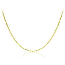 Michael Zweig 925 Sterling Silver Necklace for Women - Diamond Cut Sterling Silver Rope Chain Necklace | 1.7 mm Thickness with Spring Ring, Italy Tag