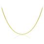 Michael Zweig 925 Sterling Silver Necklace for Women - Diamond Cut Sterling Silver Rope Chain Necklace | 1.7 mm Thickness with Spring Ring, Italy Tag