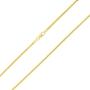 Nuragold 14k Yellow Gold 2mm Solid Franco Wheat Spiga Foxtail Chain Pendant Necklace, Mens Womens Lobster Lock 16'' 18'' 20'' 22'' 24'' 26'' 28'' 30''