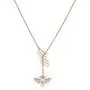 Winssi 18K Gold 316L Stainless Steel Bee Honeycomb Necklace Adjustable Y Lariat Necklace for Women Winssi 18K Gold 316L Stainless Steel Bee Honeycomb Necklace Adjustable Y Lariat Necklace for Women