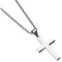 Starmond Cross Necklace for Men Stainless Steel Crucifix Bible Prayer Pendant 24'' Chain