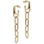 French Link Chain Drop Earrings Minimalist paperclip Chain Dangle Earrings for Women Girls
