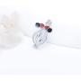 LGSY Mini Mouse Cage Pendants for Pearl Jewelry Making Sterling Silver, Design Pearl Cage Pendants for Adorable Gift