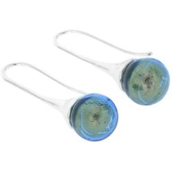 GlassOfVenice Murano Glass Drop Earrings - Royal Blue