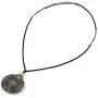 HZMAN Vintage Tibetan I Ching Spiritual Divination Om Stainless Steel Pendant Necklace Religion Jewelry