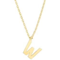 PAVOI 14K Gold Plated Initial Necklace | Letter Necklaces for Women