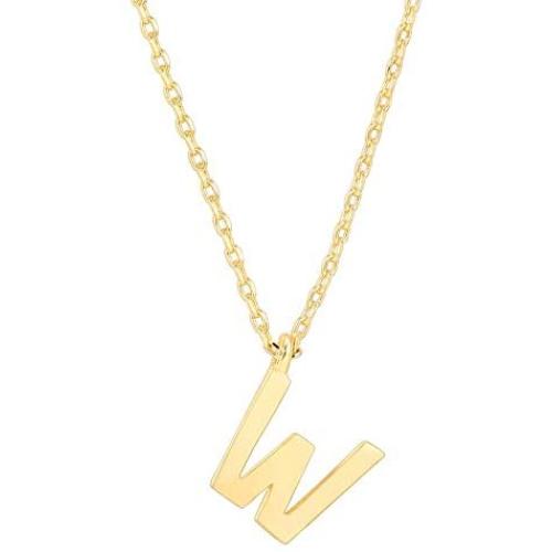 PAVOI 14K Gold Plated Initial Necklace | Letter Necklaces for Women