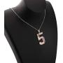 FAADBUK Baseball Initial Necklace Baseball Lucky Number Jewelry Baseball Jersey 0-9 Inspiration Pendant Necklace for Boy Men Girl Women