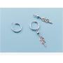 Minimalist Leaf Dangle Small Hoop Earrings for Women Girls 925 Sterling Silver with Charm Engraved Fashion Cute Ball Bead Drop Cartilage Hypoallergenic Fashion Unique Jewelry