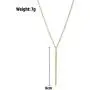 Long Pendant Necklace - Layer Simple Bar Necklace Disc Necklace Minimalist Y Strands for Women Girl Long Pendant Necklace - Layer Simple Bar Necklace Disc Necklace Minimalist Y Strands for Women Girl