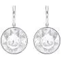 Swarovski Authentic Bella Rhodium Plated Charming White Pierced Mini Earrings Swarovski Authentic Bella Rhodium Plated Charming White Pierced Mini Earrings