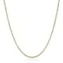 PORI JEWELERS 14K Yellow Gold 2.5MM-4MM Diamond Cut Rope Chain Necklace Unisex Sizes 16''-26''