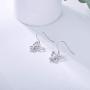 Sterling Silver Dragonfly/Butterfly/Maple Leaf Dangle Earrings for Women Girl Teen Dragonfly Pendant Drop Earrings