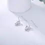 Sterling Silver Dragonfly/Butterfly/Maple Leaf Dangle Earrings for Women Girl Teen Dragonfly Pendant Drop Earrings