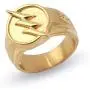 The Flash Season Cosplay Reverse Flash Ring 316L Stainless Steel Mens Gift Jewelry