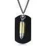 Free-Engraving Stainless Steel 2 in 1 Dog Tag Necklace Cremation Urn Bullet Pendant Necklace for Men Boys Free-Engraving Stainless Steel 2 in 1 Dog Tag Necklace Cremation Urn Bullet Pendant Necklace for Men Boys