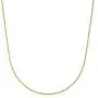 The Bling Factory 2mm 14k Yellow Gold Plated Twisted Rope Chain Necklace The Bling Factory 2mm 14k Yellow Gold Plated Twisted Rope Chain Necklace
