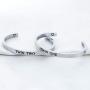 Gzrlyf Twins Keychain Twin One Twin Two Keychain Set Twins Gifts for Twins Sister Twin Brother Gift