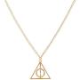 WMBDL Harry Potter Necklace Set Deathly Hallows Golden Snitch Necklace for Harry Potter Fans Gifts Collection or Decorations Magical Cosplay Costume Jewelry Accessories,18'' Chain (Golden)