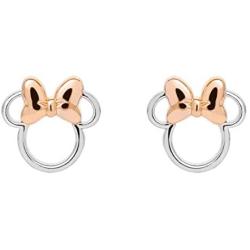 Disney Sterling Silver Minnie Mouse Stud Earrings