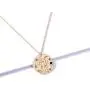 Fashion Fantasy Baroque 12 Constellation Relief Coins Round Brand Guardian Necklace Retro Constellation Gilt Sweater Chain Hot Style Birthday Gift Couple Necklace