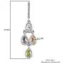 Shop LC Pear Chandelier Dangle Tear Drop Earrings for Women Prom Jewelry Mothers Day Gifts Cttw 1.5