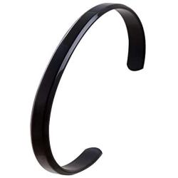 Women’s Stainless Steel Cuff Brecelet Plain Polished Bangle，Individuality Gifts for Women