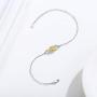 Sunflower Bracelet, Infinity Bracelet 925 Sterling Silver Sunflower Jewelry With Cubic Zirconia Adjustable Bracelet for Women Girls Gift