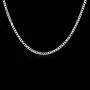 Metmejiao 4mm Curb Mens Necklace Silver Chain Flat Cuban Silver Jewelry - Neck Link Chains Unisex Solid Sterling Silver Chain Necklace (24) Metmejiao 4mm Curb Mens Necklace Silver Chain Flat Cuban Silver Jewelry - Neck Link Chains Unisex Solid Sterling Silver Chain Necklace (24)