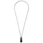 Scott Kay Sterling Silver Black Onyx Dog Tag on 26'' Easywear Box Chain