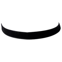 RareLove Classic Black Velvet 10mm Choker Necklace