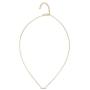 PAVOI 14K Gold Plated Bar and Delta Pendant | Layered Necklaces | Gold Necklaces for Women | 18'' Length with a 2'' Extension
