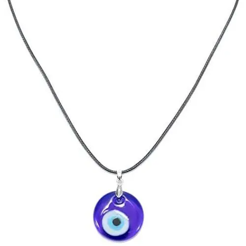 ANDICEQY Lucky Blue Eye Necklace Evil Eye Pendant Necklace Turkish Evil Eye for Protection and Blessing for Men Women ANDICEQY Lucky Blue Eye Necklace Evil Eye Pendant Necklace Turkish Evil Eye for Protection and Blessing for Men Women