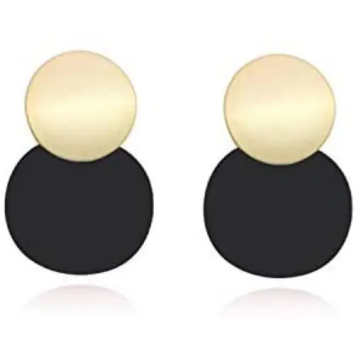 SUANNI Matte Collections - Round Dangle Earrings With For Women Jewelry,Gift Packed
