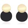 SUANNI Matte Collections - Round Dangle Earrings With For Women Jewelry,Gift Packed