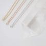 HONEYCAT Opal Bezel Set Necklace in Gold, Rose Gold, or Silver | Minimalist, Delicate Jewelry