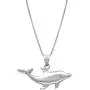 Honolulu Jewelry Company Sterling Silver Dolphin Necklace Pendant with 18'' Box Chain Honolulu Jewelry Company Sterling Silver Dolphin Necklace Pendant with 18'' Box Chain