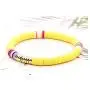 ATIMIGO 5Pcs Colorful Beads Heishi Bracelets Handmade Rainbow Boho Surfur Bracelets Set Stackable Stretch Summer Beach Jewelry for Women Men Girls