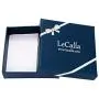 LeCalla Sterling Silver Jewelry Italian Design Drop Shape Hoop Earrings for Women