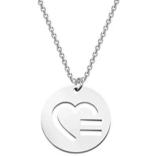 FAADBUK Equality Necklace Gay Pride Gift LGBT Gift Transgender Rights Jewelry Gift for Couple FAADBUK Equality Necklace Gay Pride Gift LGBT Gift Transgender Rights Jewelry Gift for Couple