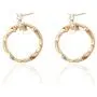 ORDOR 14K gold-plated-brass Circle Drop Earrings For Women 1.02'' x :1.26'' /Silver post/Nickel free/brass, Cubic Zirconia(white color) ORDOR 14K gold-plated-brass Circle Drop Earrings For Women 1.02'' x :1.26'' /Silver post/Nickel free/brass, Cubic Zirconia(white color)